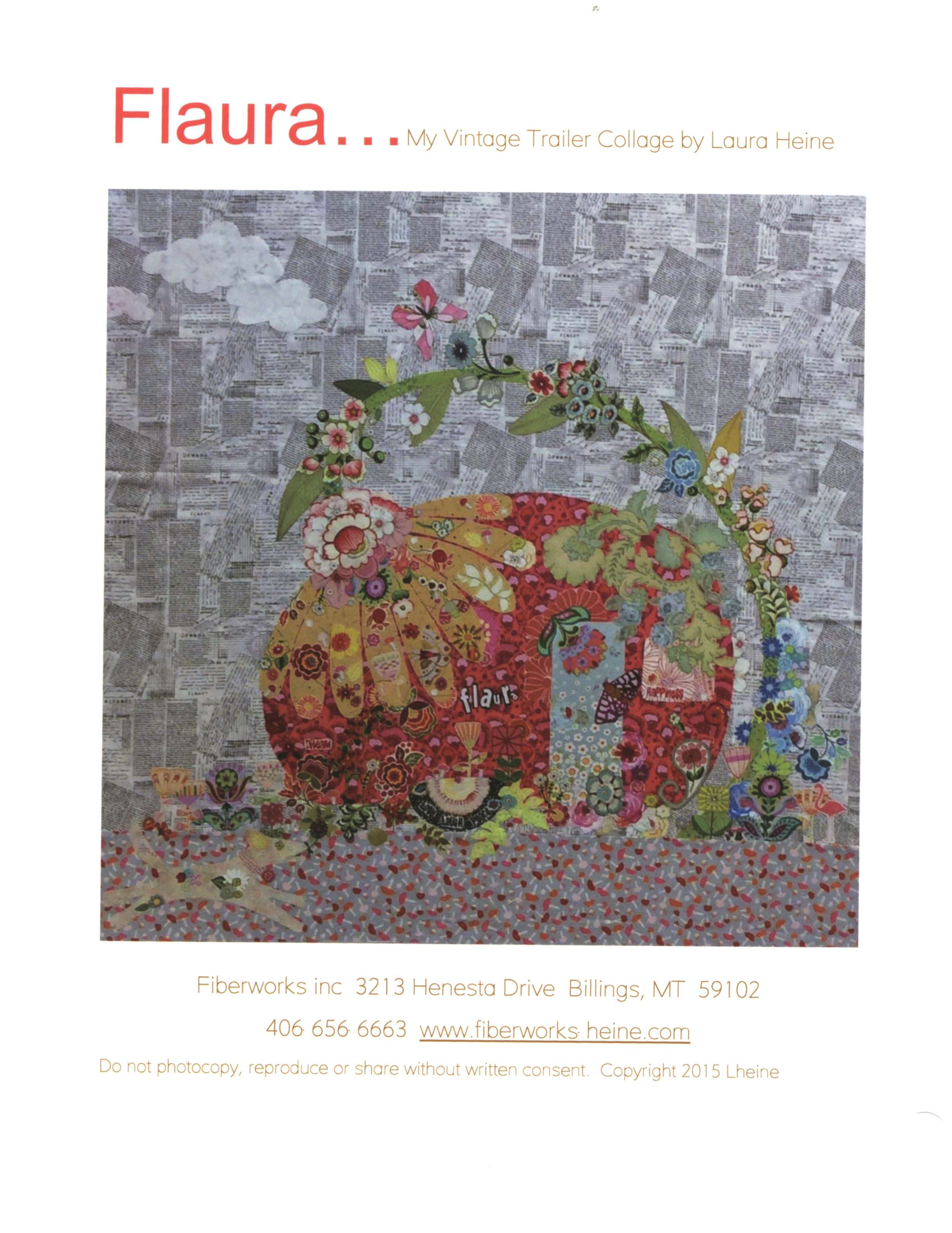 Flaura Vintage Trailer Collage Quilt Pattern: A Dreamy Creation by Laura Heine