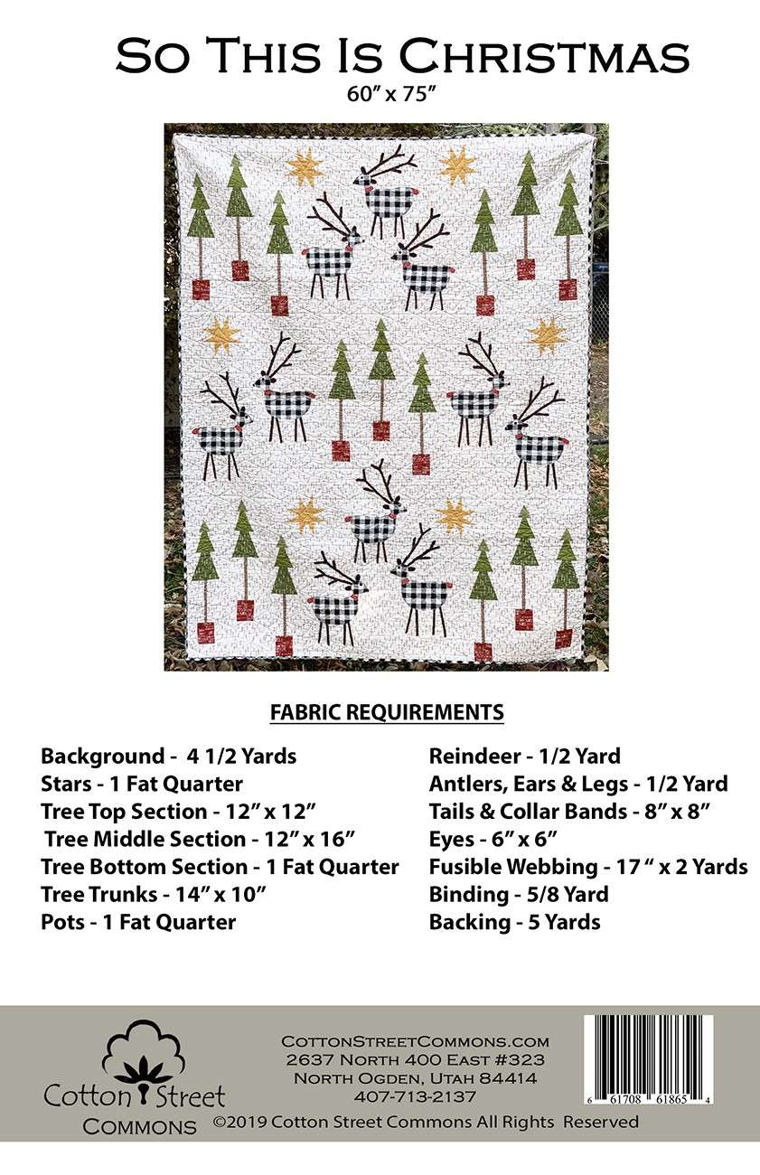 Enchanting Christmas Pattern Quilt