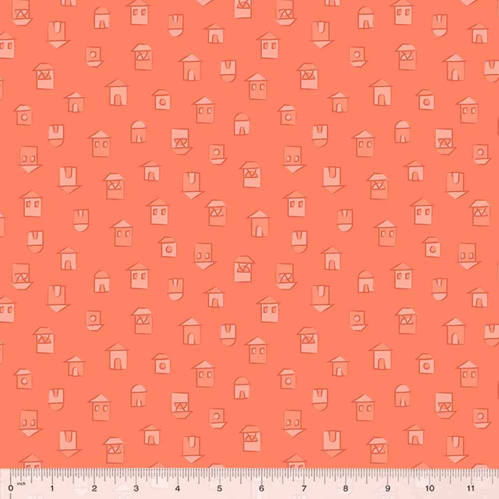 Windham's Color Club by Heather Valentine - Papaya Yardage: The Sweet Life in Little Village