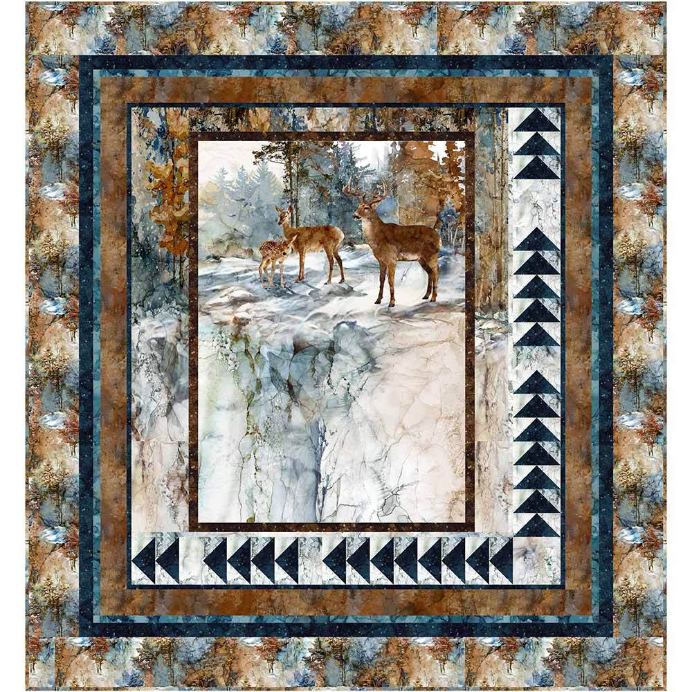 Goose Chase - The Fabric Addict - Highland View Fabric Kit: A Wild Deer Family Adventure!
