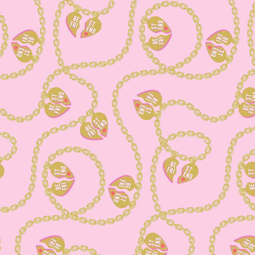 FreeSpirit - Besties Metallic by Tula Pink - Lil Charmer Blossom Yardage: A Must-Have!