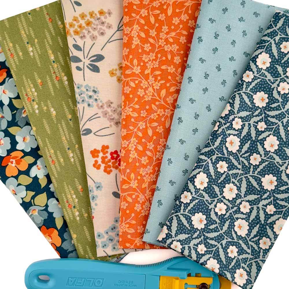 Renee Nanneman's Flower Box 6-piece Fat Quarter Medley - A Fabulous Fabric Collection