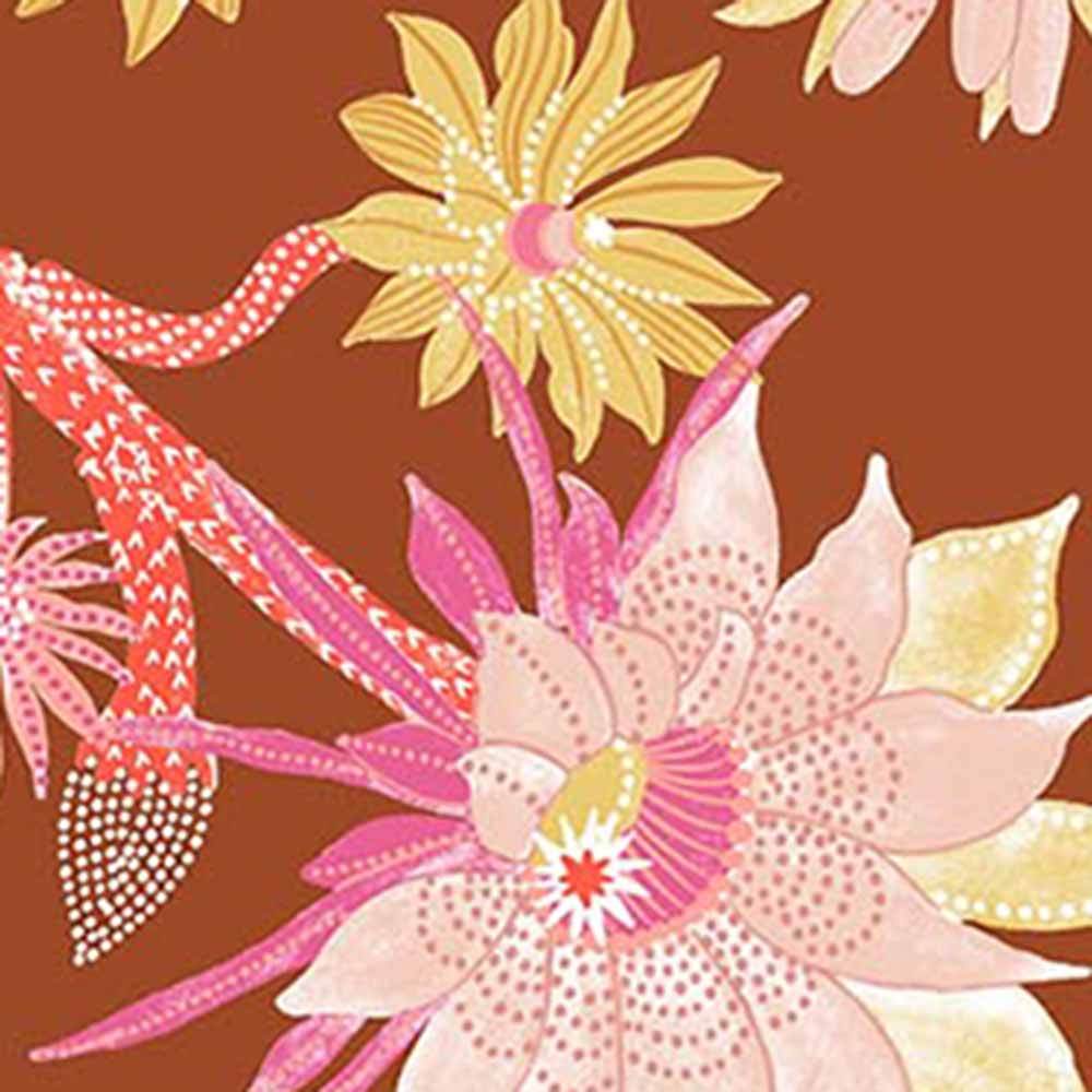 Figo - Desert Sunrise Fabric by Josephine Kimberling - Stunning Burnt Orange Yardage