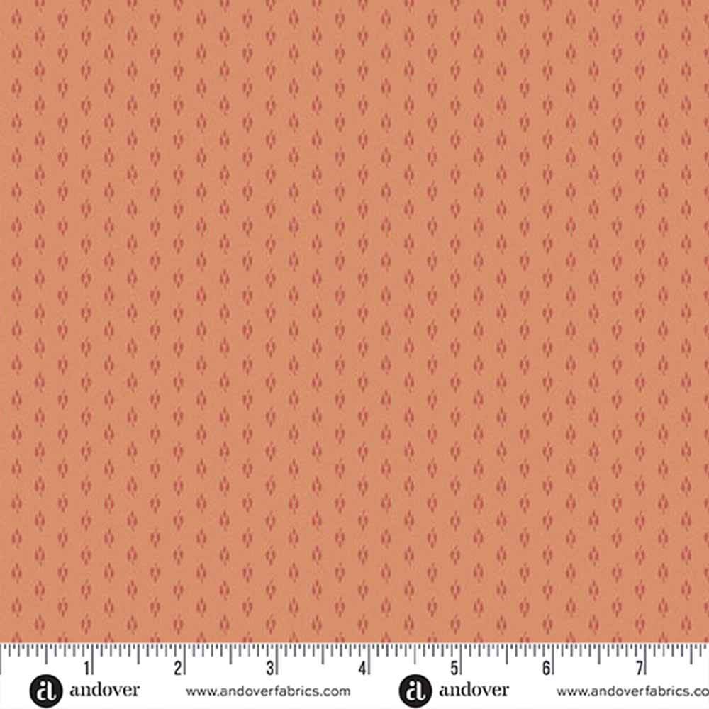 Andover Fabrics - Dahlia by Laundry Basket Quilts - Hollyhock - Sherbert Yardage: Add Vintage Charm Now!