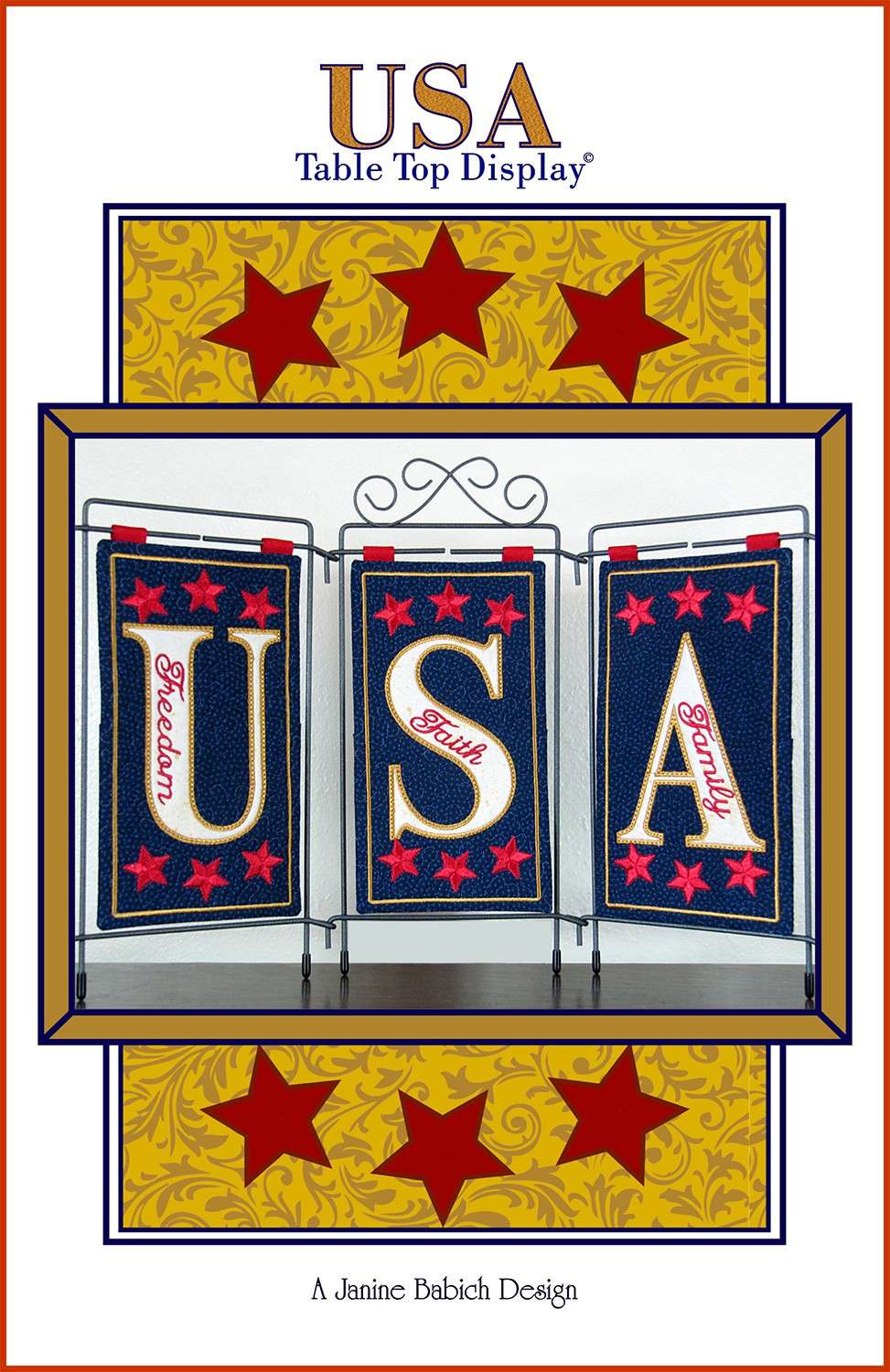 Janine Babich's Stunning USA Table Top Display Pattern