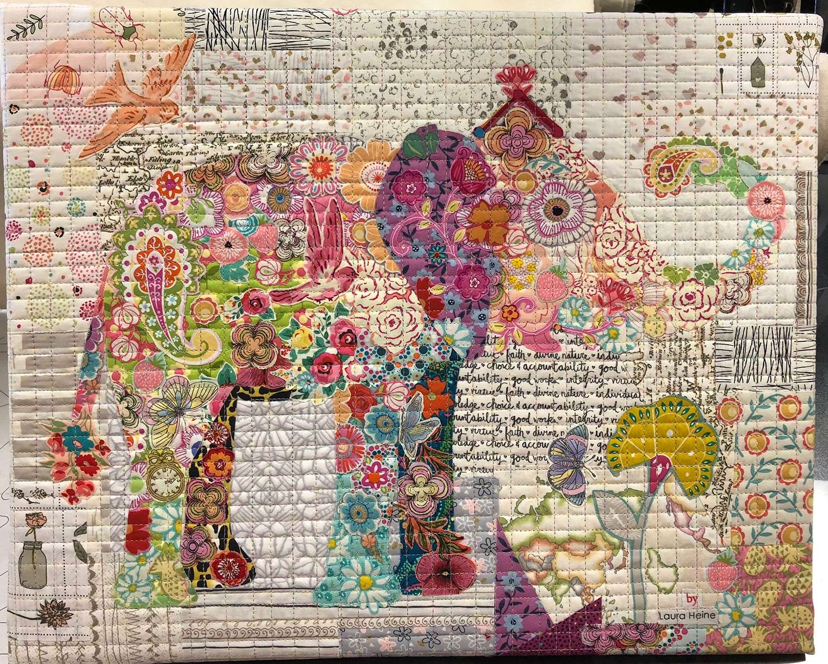 Laura Heine's Adorable Teeny Tiny Collage Pattern Group 1 Quilt Pattern