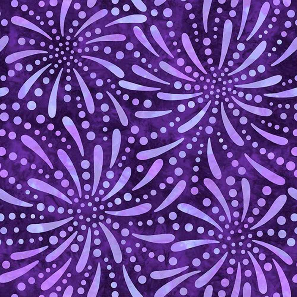 Wilmington Prints - Stunning Purple Fireworks 108