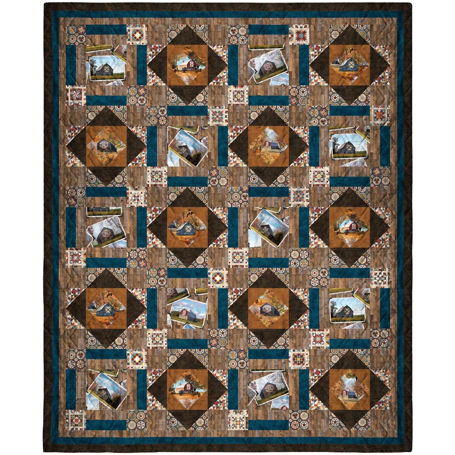 Country Travel Rewards Barn Quilt Kit by Steve Baker - Unleash Your Creativity!
