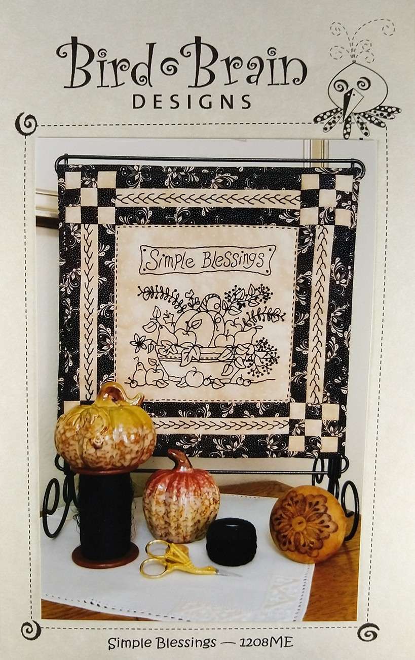 Bird Brain Designs' Enchanting Simple Blessings Machine Embroidery