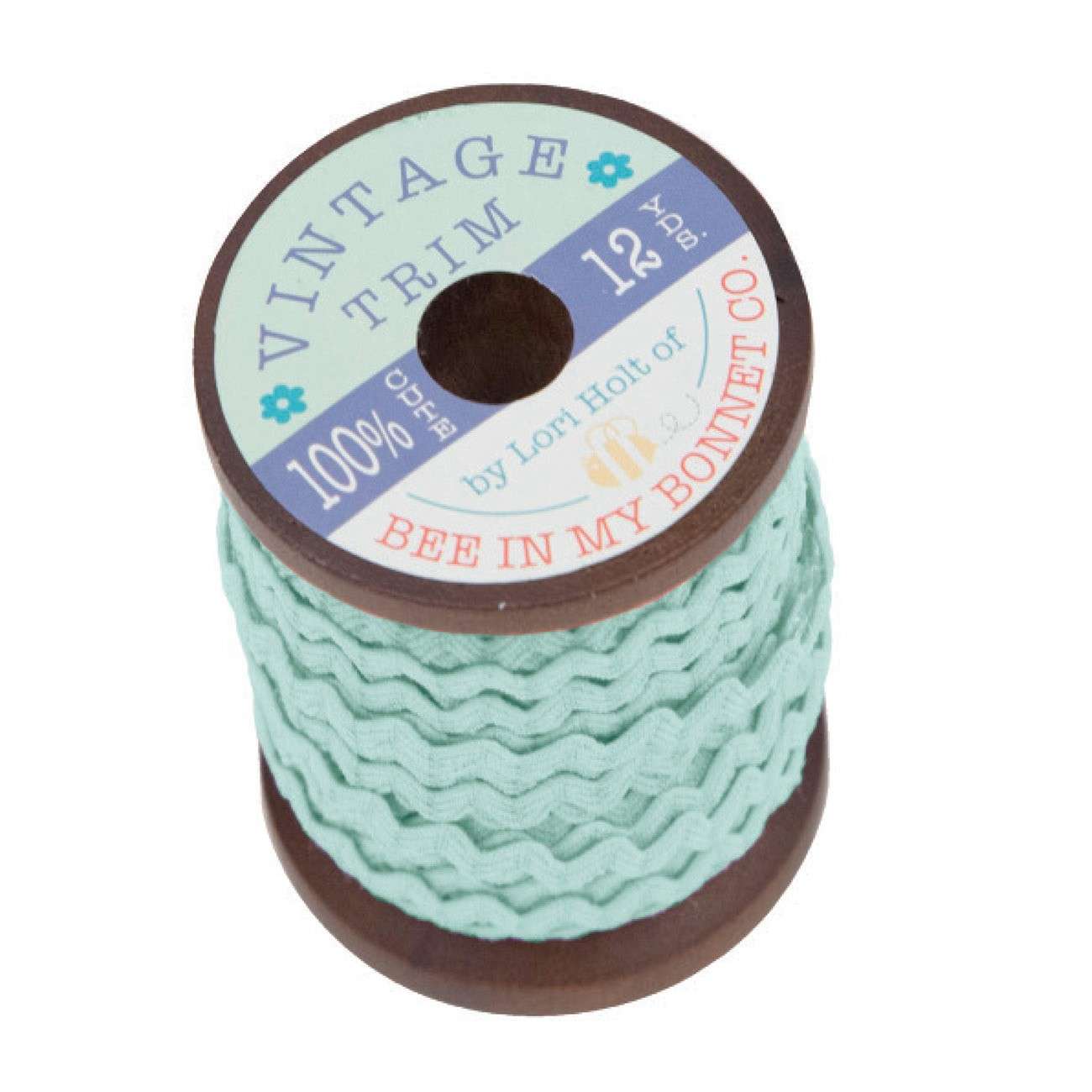Gorgeous Vintage 1/4in Song Bird Trim on 12yd Wood Spool