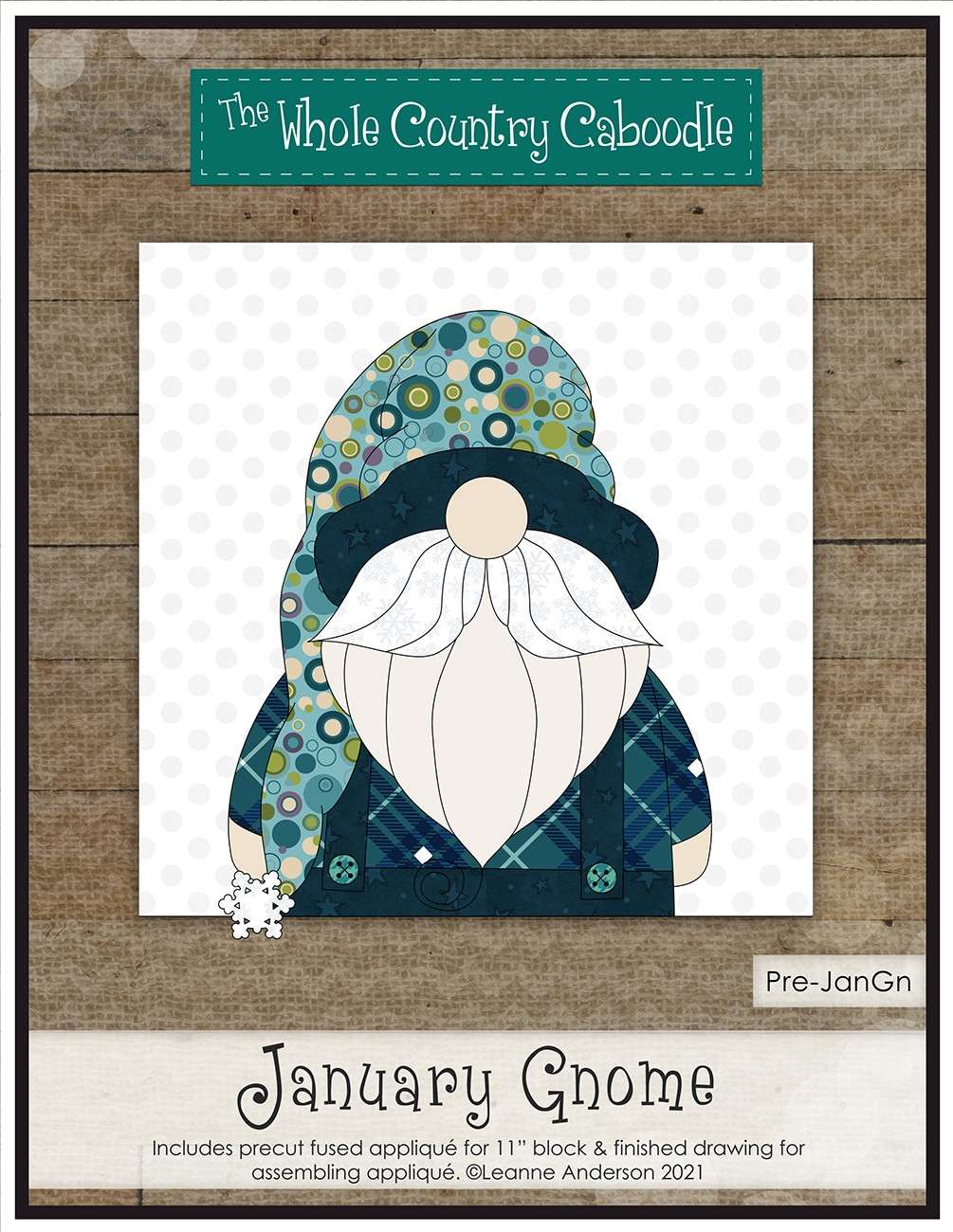 January Gnome - Irresistible Precut Fused Applique Pack