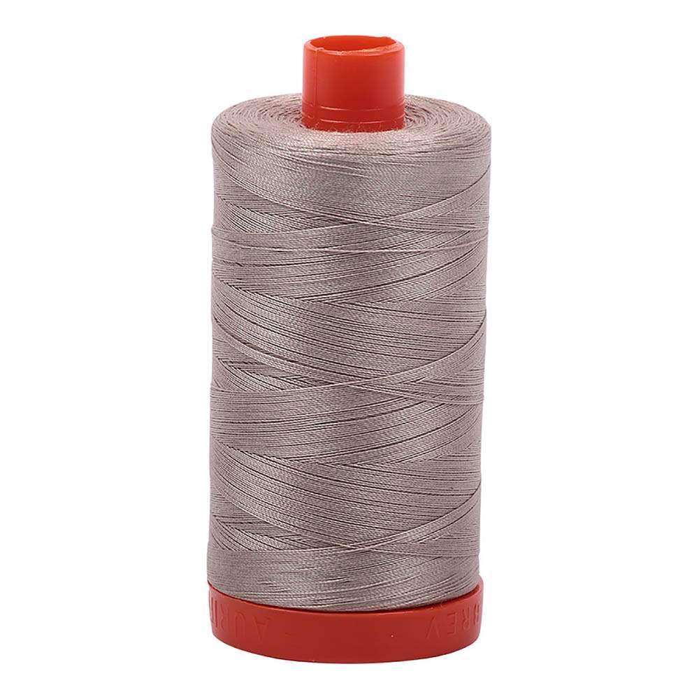 Gorgeous Rope Beige 50wt Aurifil 100% Cotton Mako Thread - Large Spool with 1,422 Yards!