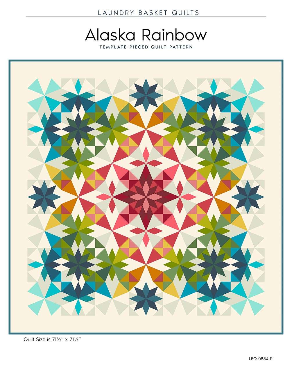 Enchanting Alaska Rainbow Quilt Pattern