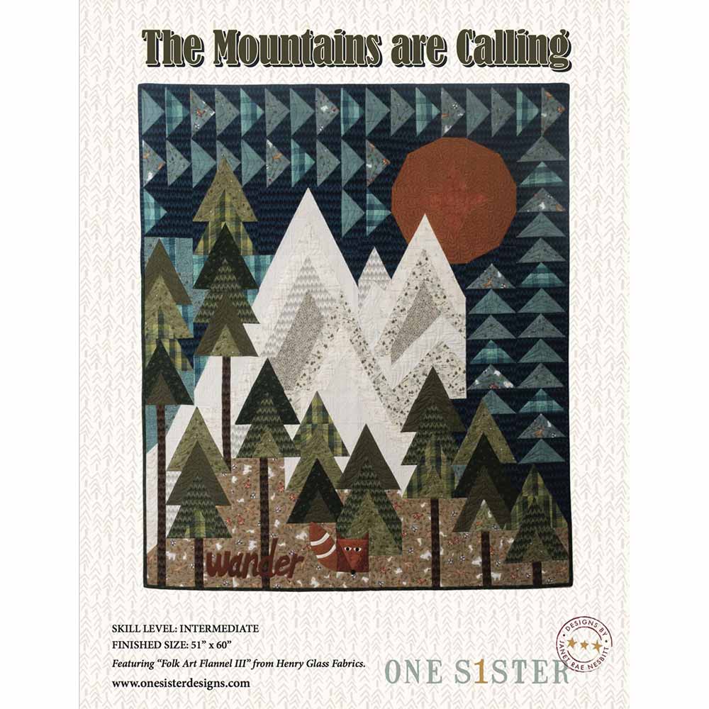 The Mountains Are Calling - One Sister Designs Pattern Booklet 2023: A Must - Have for Crafters!