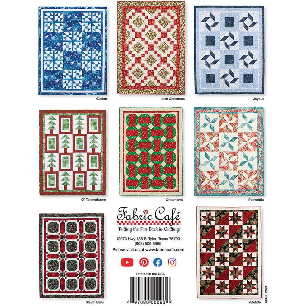Festive Quick Christmas 3-Yard Quilts - Your Holiday Quilting Delight!
