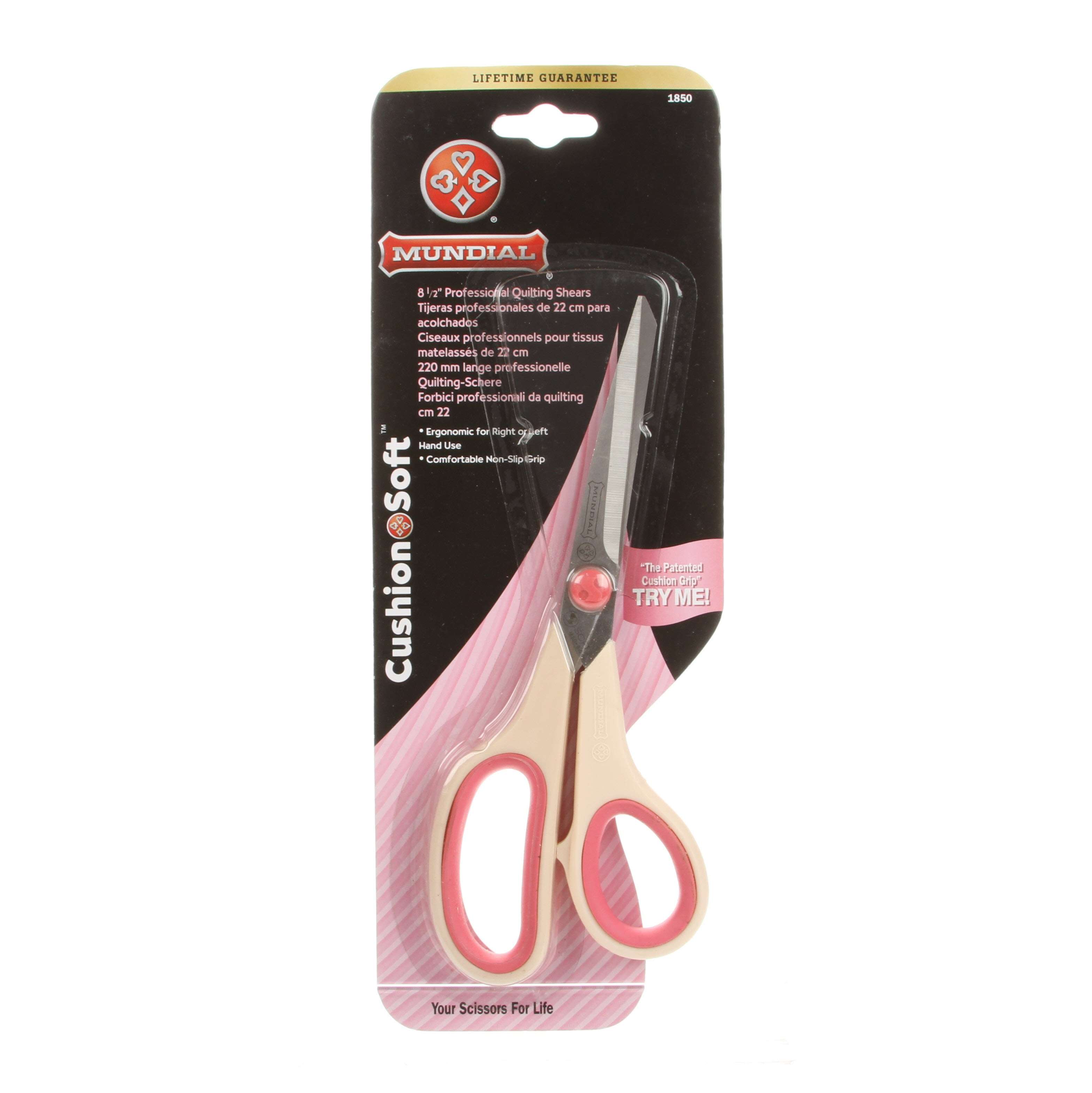 8.5-Inch Cushion Soft Quilting Scissor - Perfect for Effortless Cutting