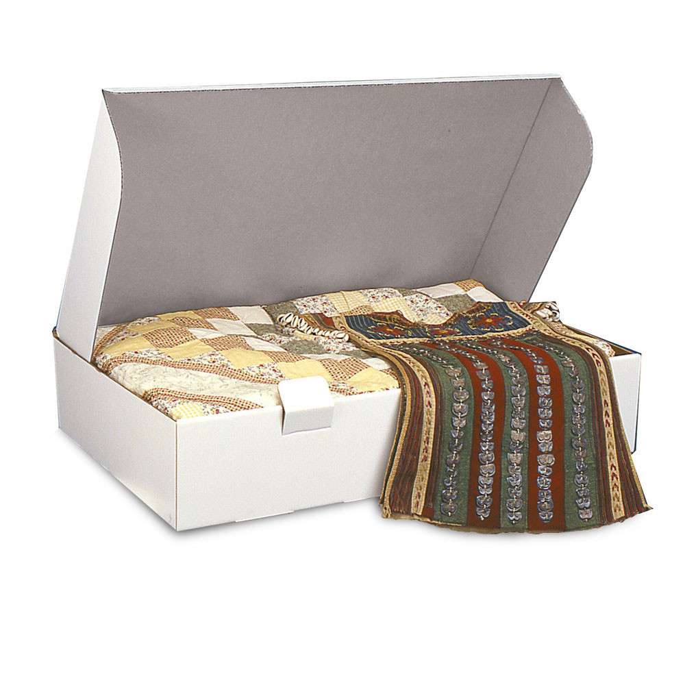 PROP-IT Extra Large Acid-Free Quilt & Textile Storage Box - Preserve Your Memories!