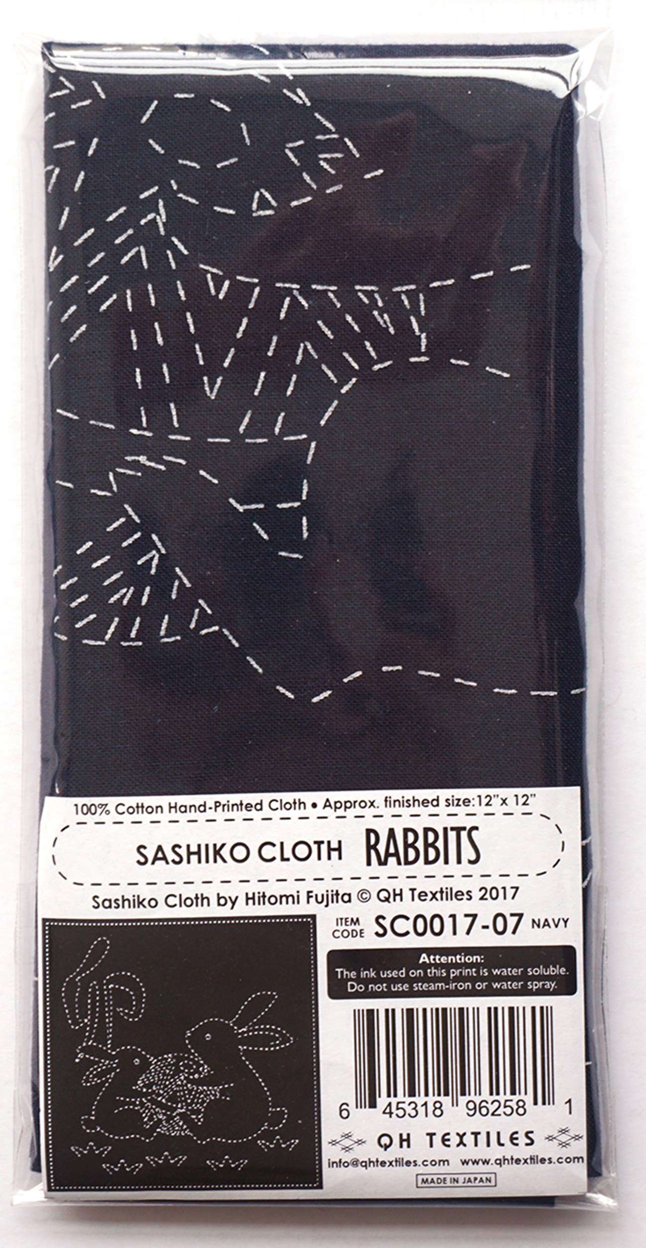 Charming Sashiko Cloth Rabbits