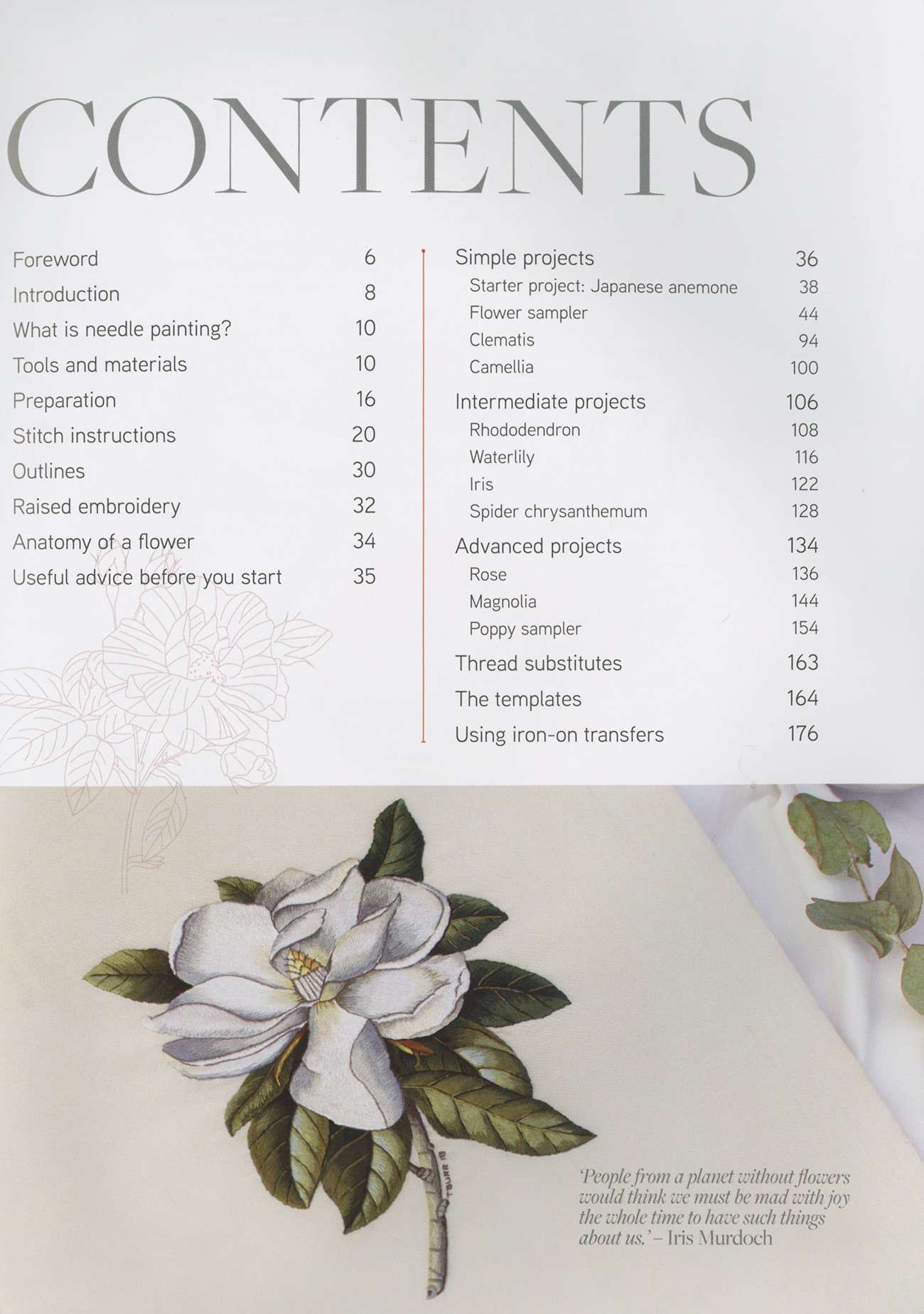 The Enchanting Kew Book of Embroidered Flowers