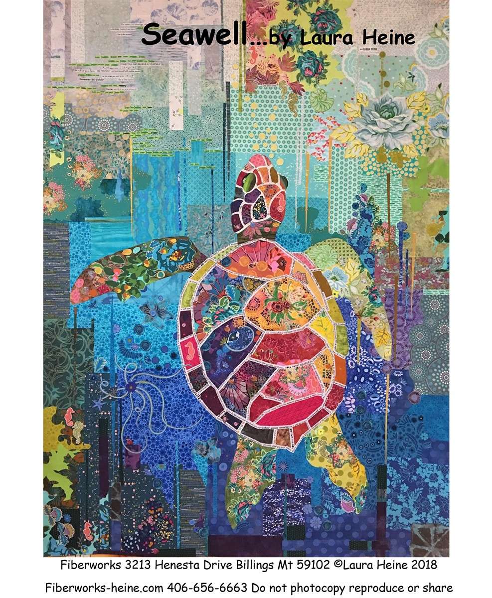 Enchanting Seawell Sea Turtle Collage