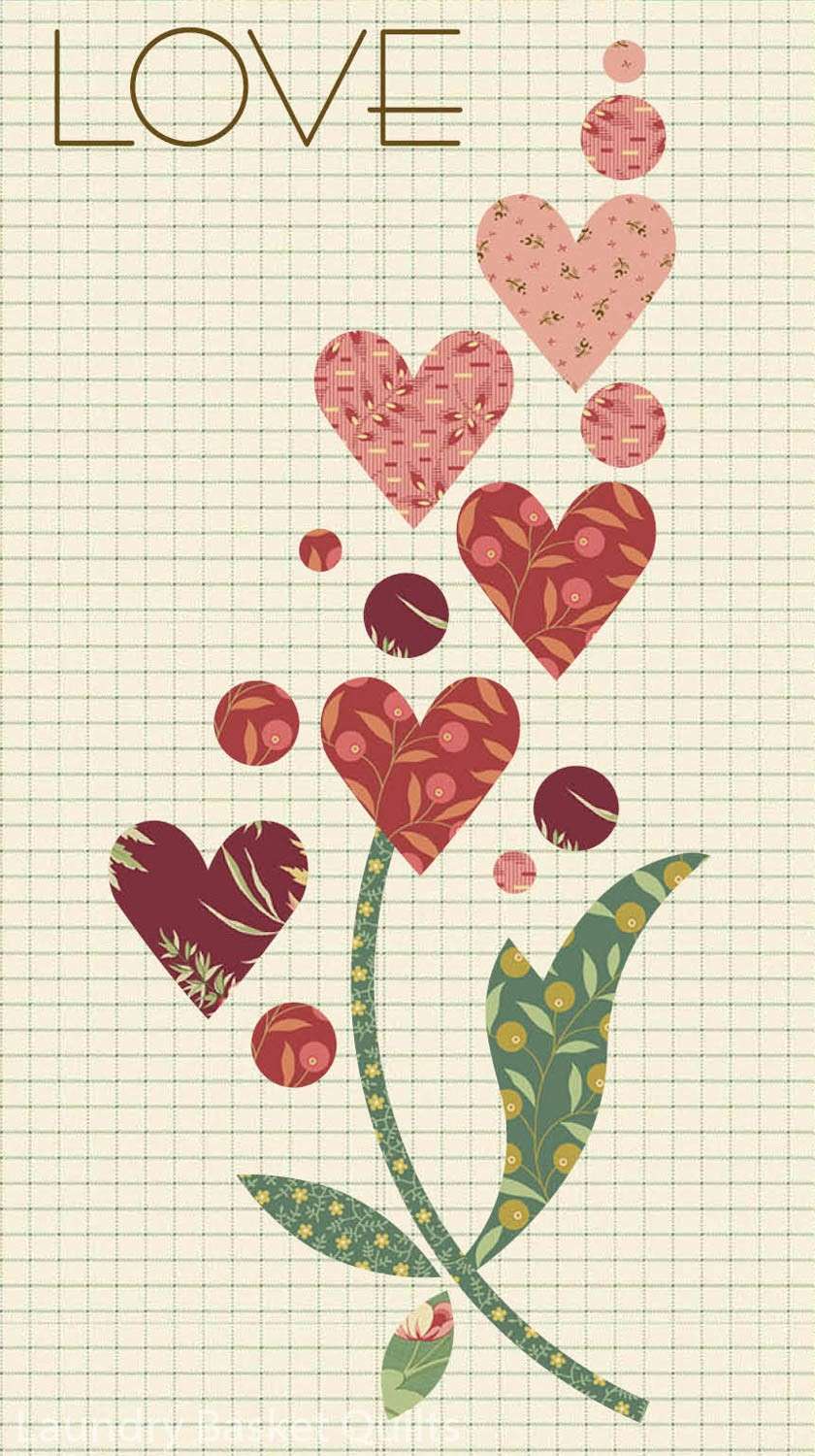 Harmony Silhouettes Block 3 - Enchanting Love Applique Shapes