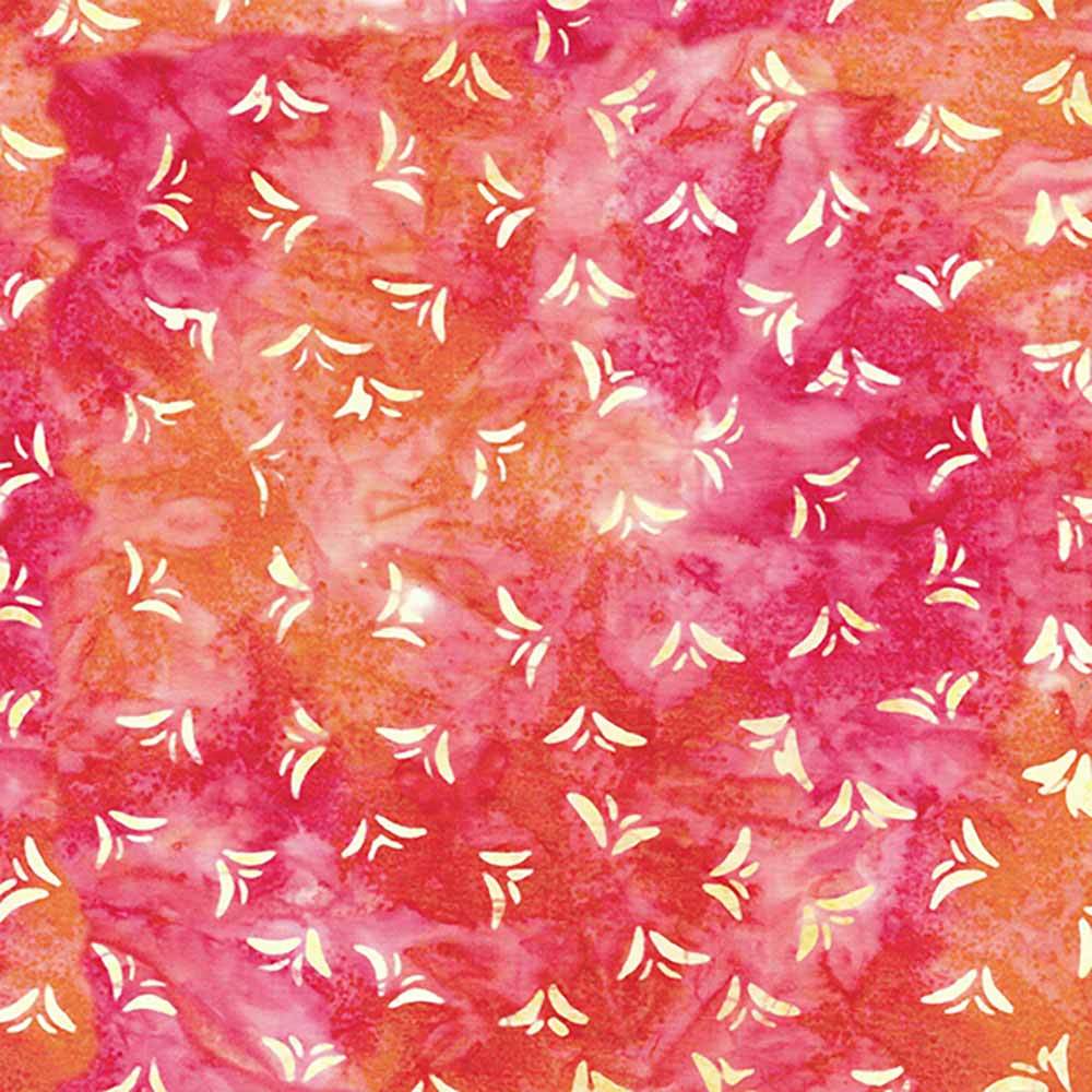Island Batiks - Aura Multi Pink Red Vibes Yardage: Unleash Your Creativity!