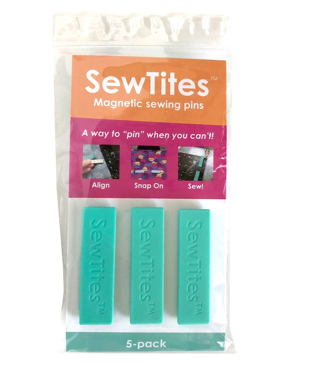 SewTites Magnetic Pins - 5 Pack: Revolutionize Your Sewing!