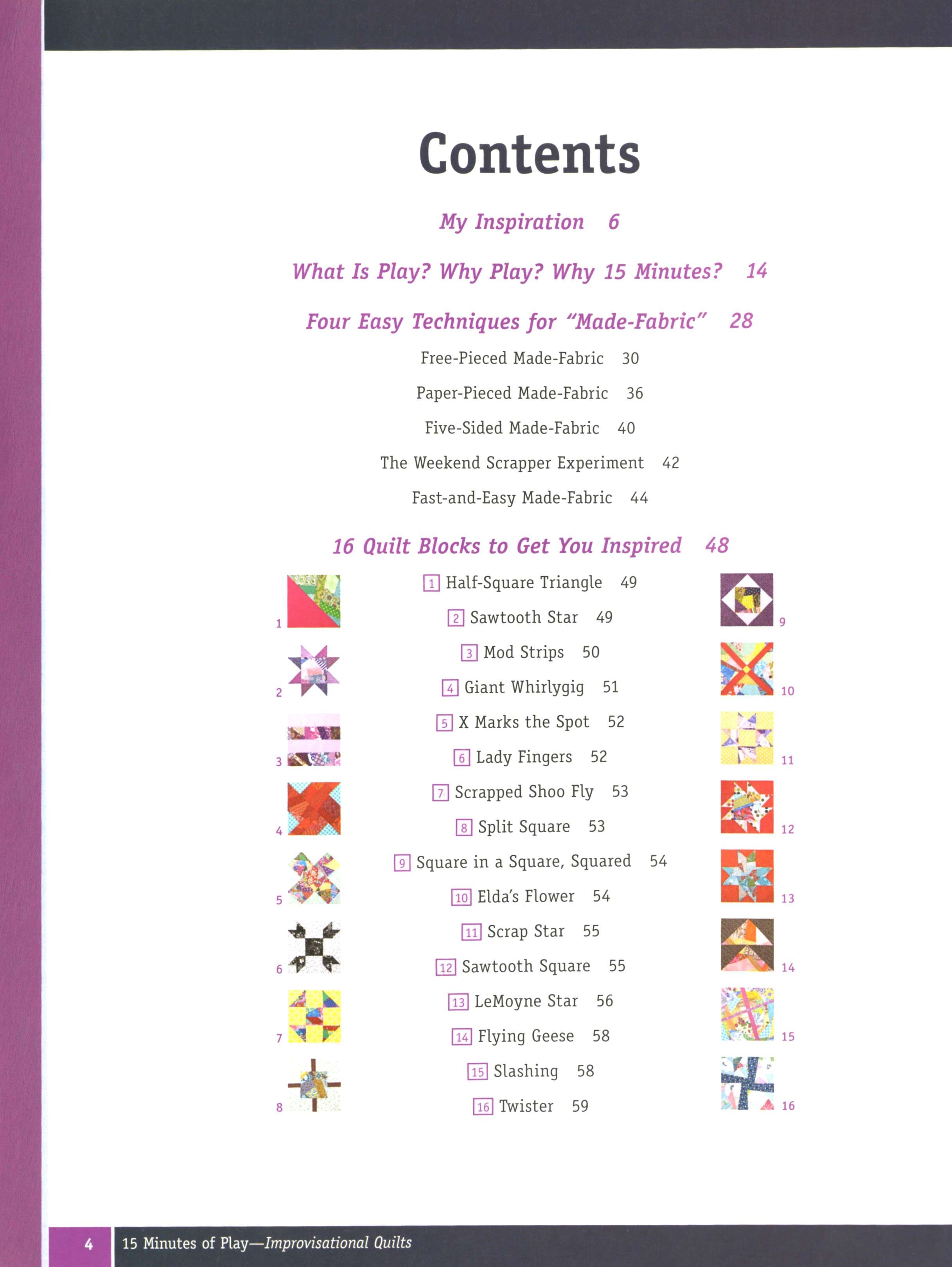 15 Minutes of Play: Create Stunning Improvisational Quilts (Softcover)