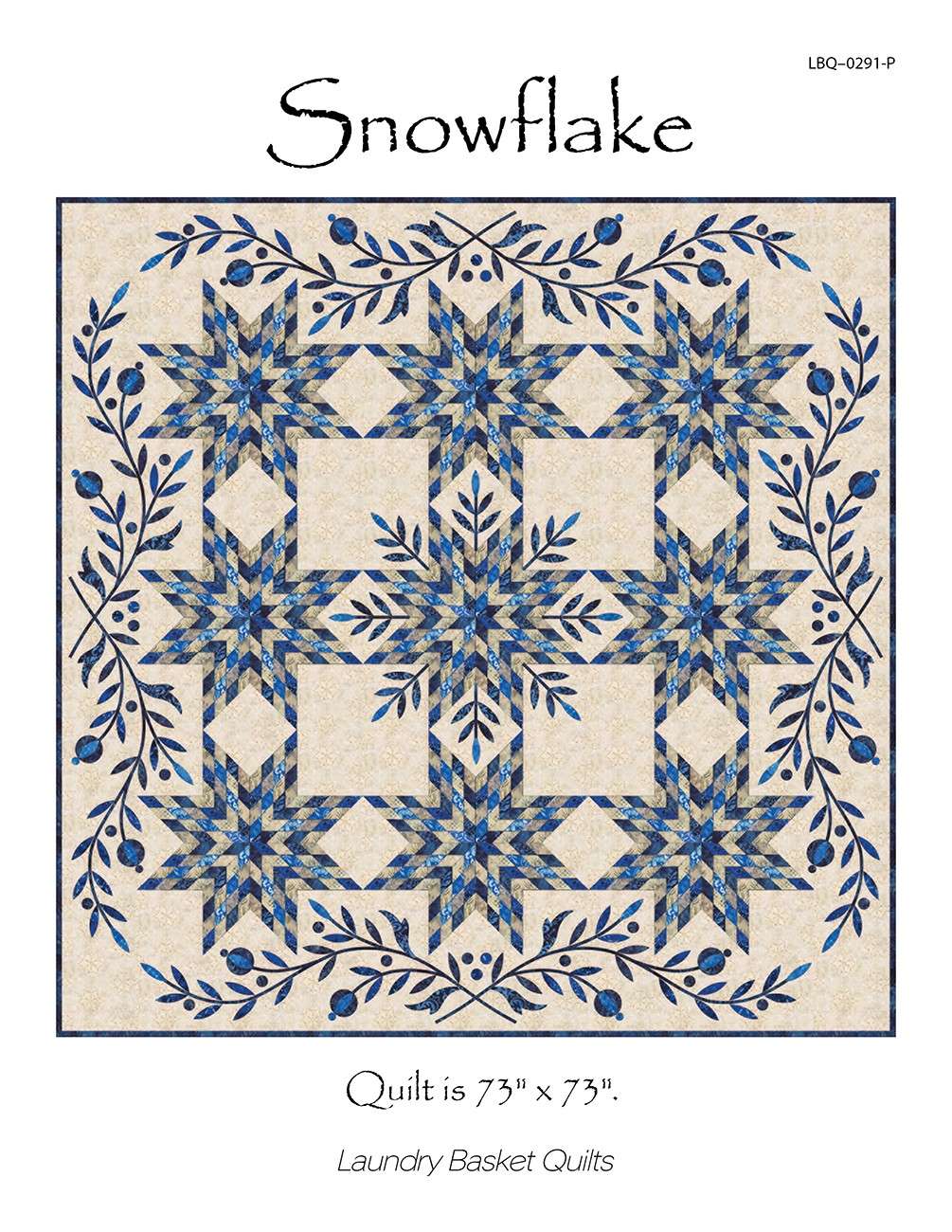 Edyta Sitar's Enchanting Snowflake Quilt Pattern