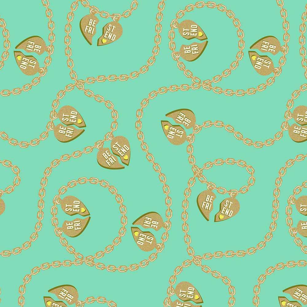 FreeSpirit - Besties Metallic by Tula Pink - Lil Charmer Blossom Yardage: A Must-Have!