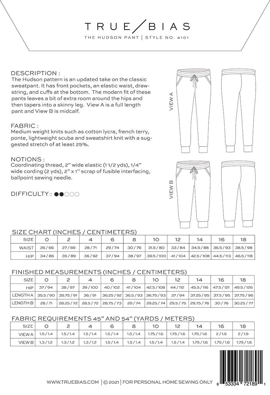 Hudson 0 - 18: The Modern Sweatpant Revolution