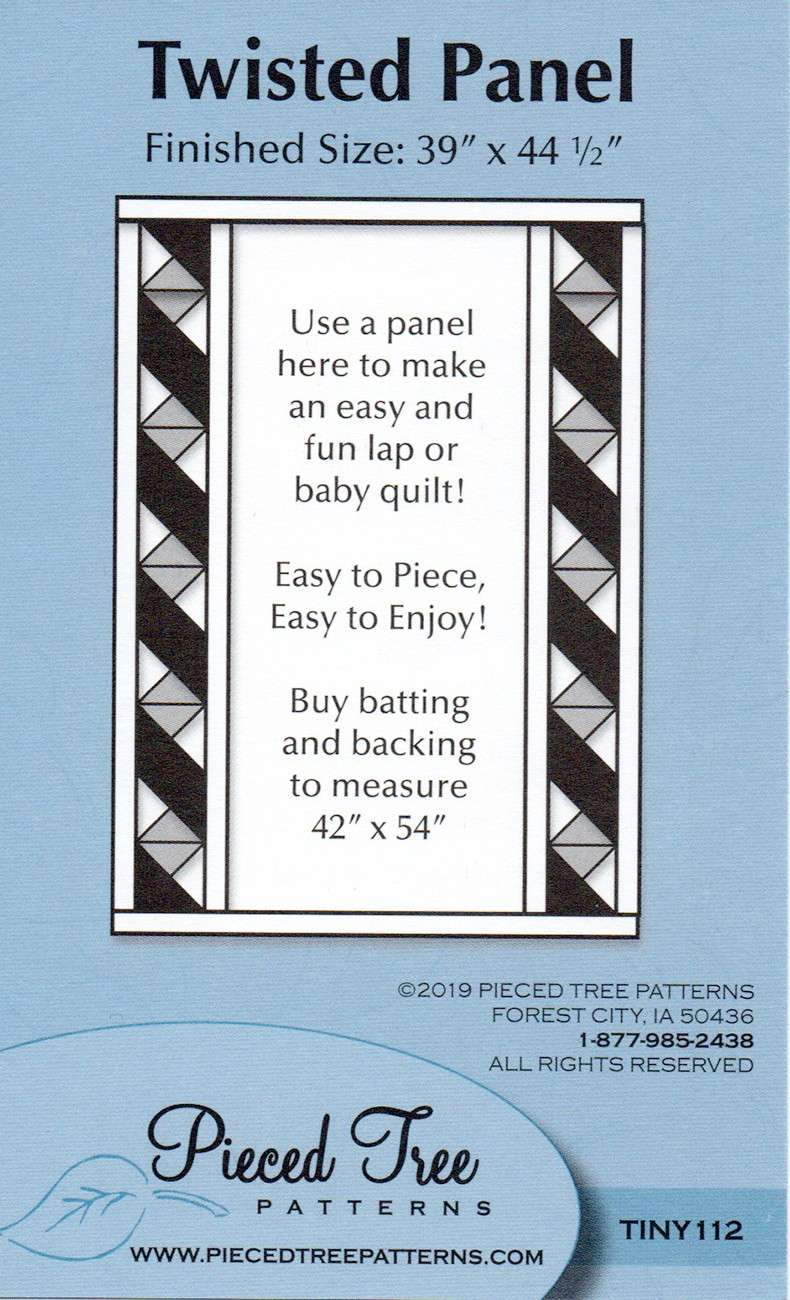Enchanting Twisted Panel Quilt Pattern