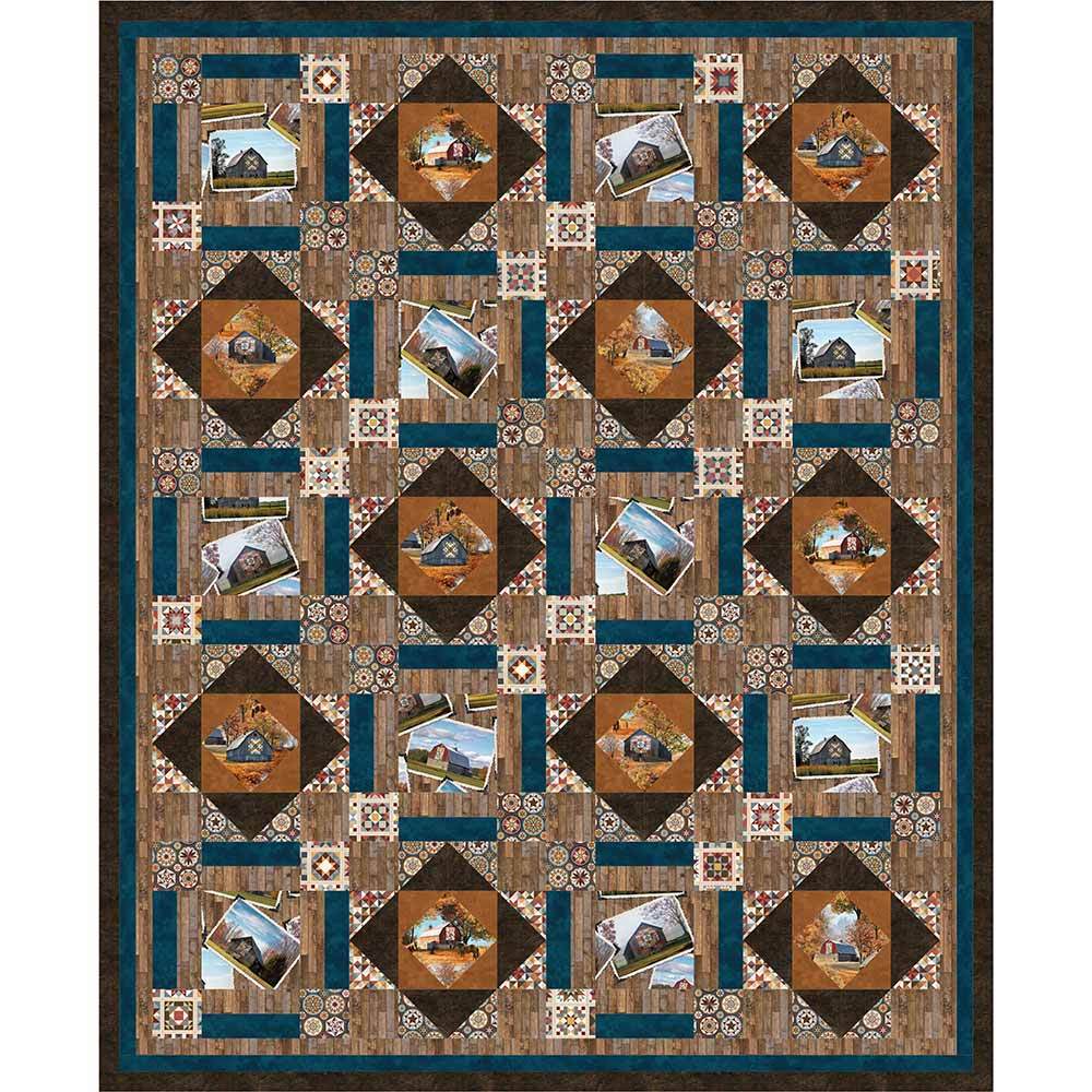 Country Travel Rewards Barn Quilt Kit by Steve Baker - Unleash Your Creativity!