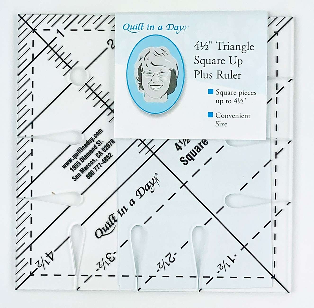 4 1/2 Triangle Square Up PLUS - The Ultimate Quilting Ruler
