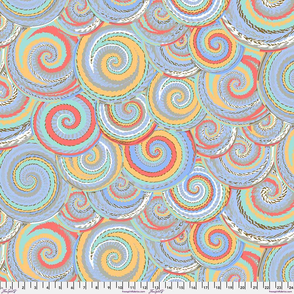 FreeSpirit - Philip Jacobs' Curly Baskets Fabric from Kaffe Fassett Collective - Multi Yardage Delight