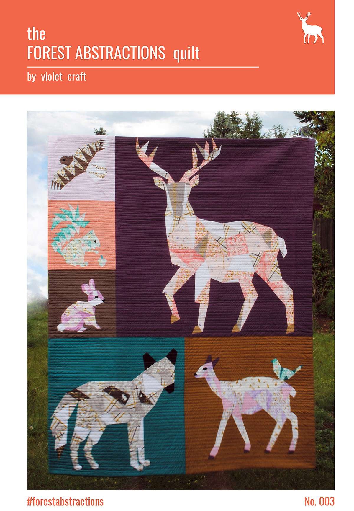 Violet Craft's Enchanting Forest Abstractions Quilt Pattern