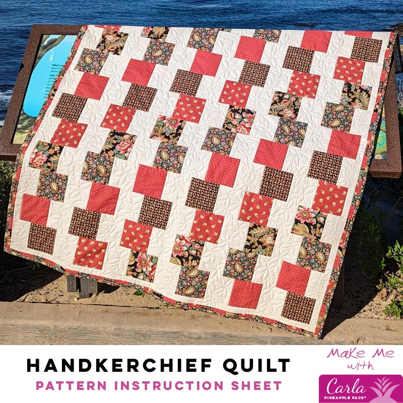 Carla Pineapple Pack Handkerchief Quilt Pattern - Unleash Your Creativity!