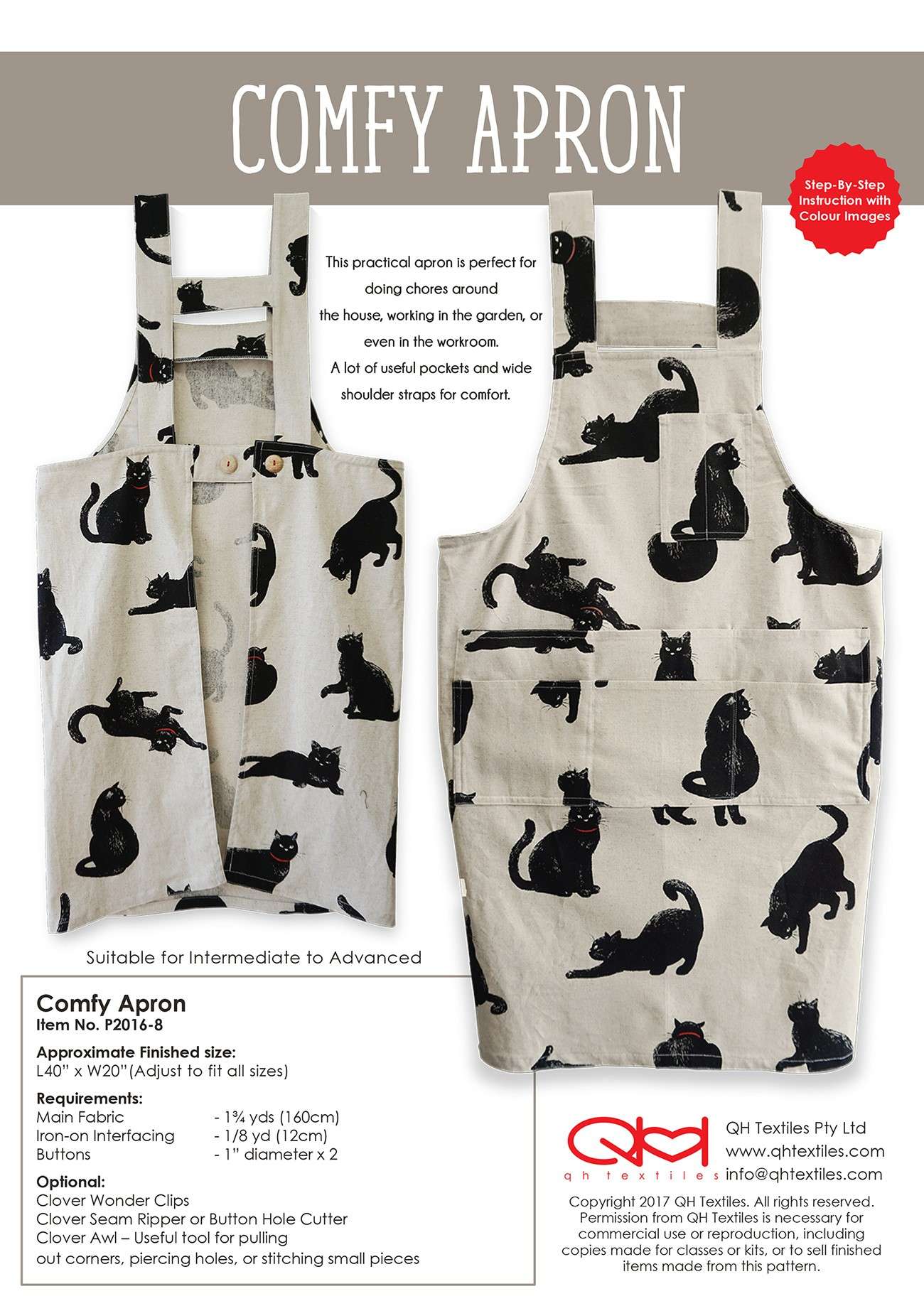 Versatile Reversible Dress Apron