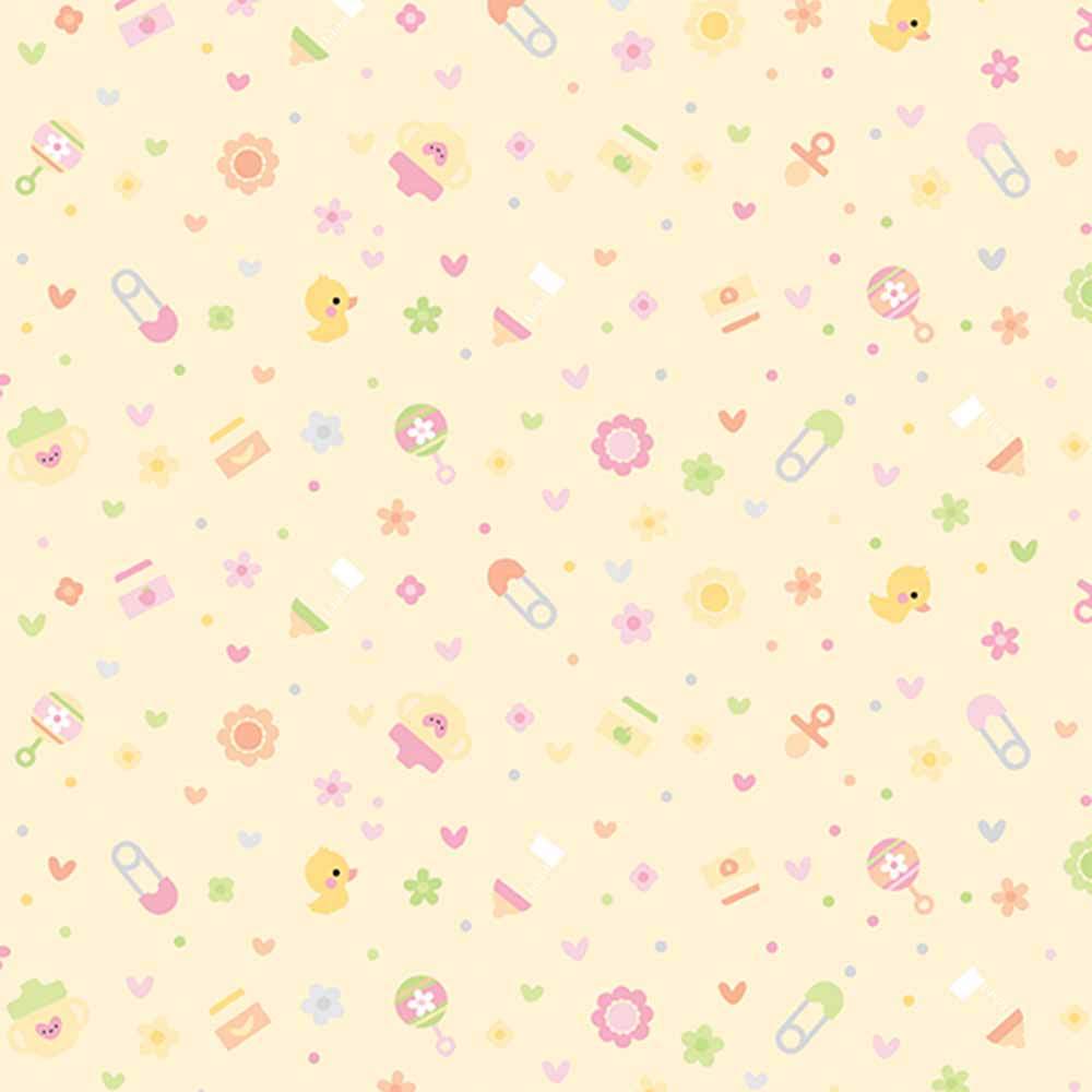 Riley Blake's Doodlebug Design Inc Baby Girl Sunshine Flannel - Perfect for Your Little One!