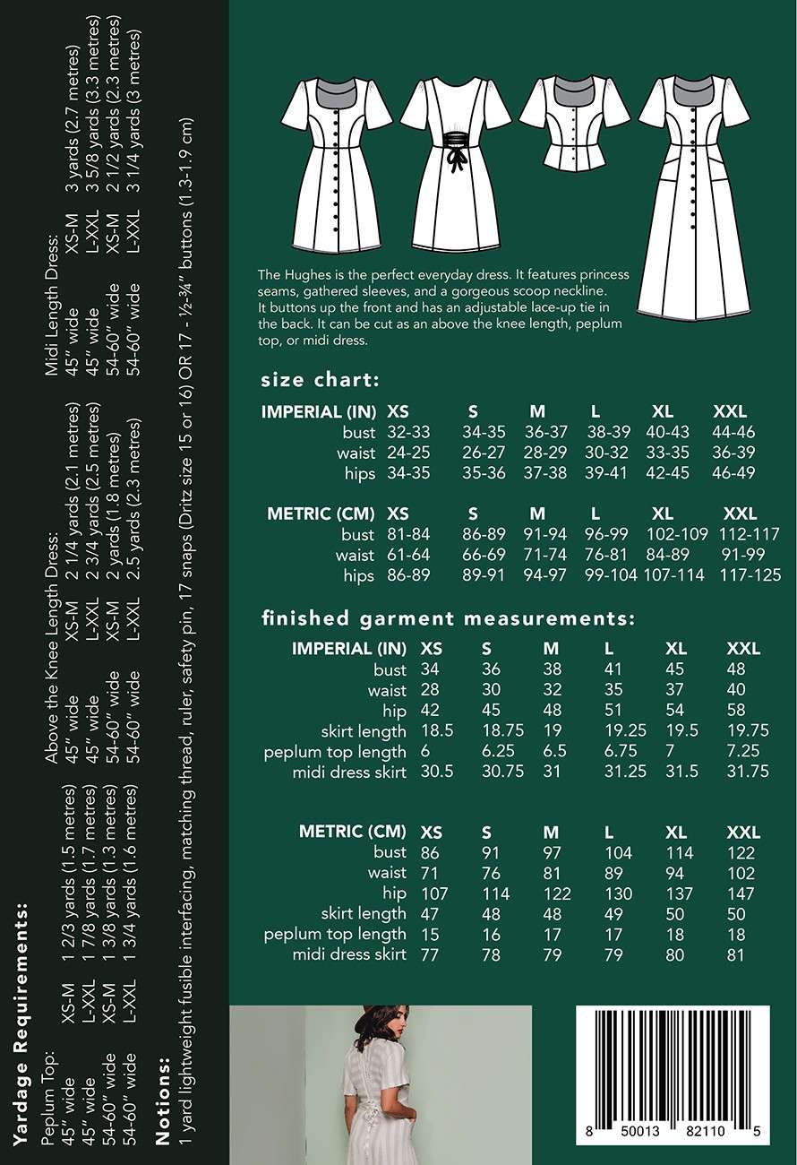 Gorgeous Hughes Dress Pattern
