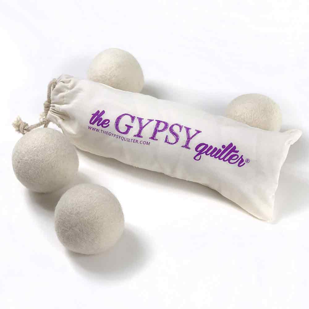 Gypsy Quilter's Enchanting Wool Dryer Balls - 4-Pack