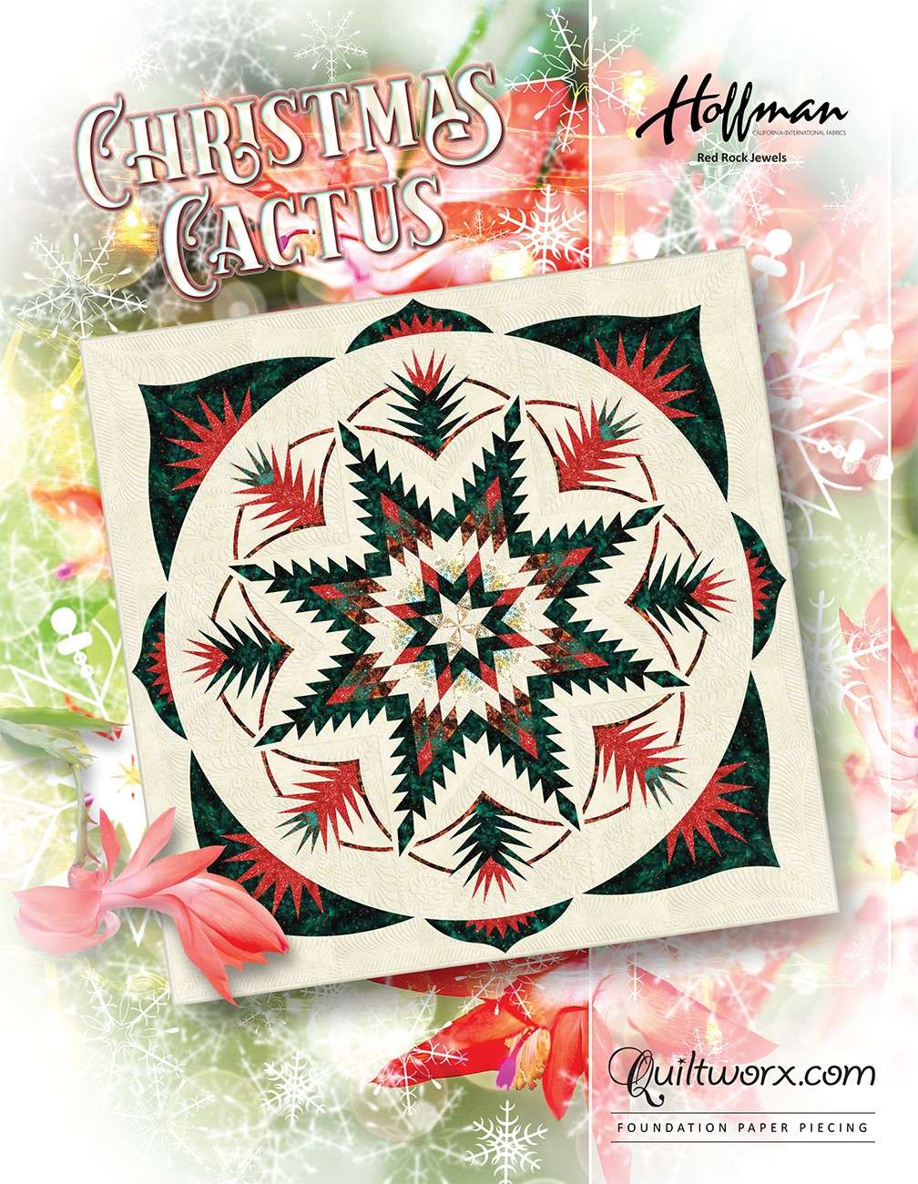 Enchanting Christmas Cactus Pattern