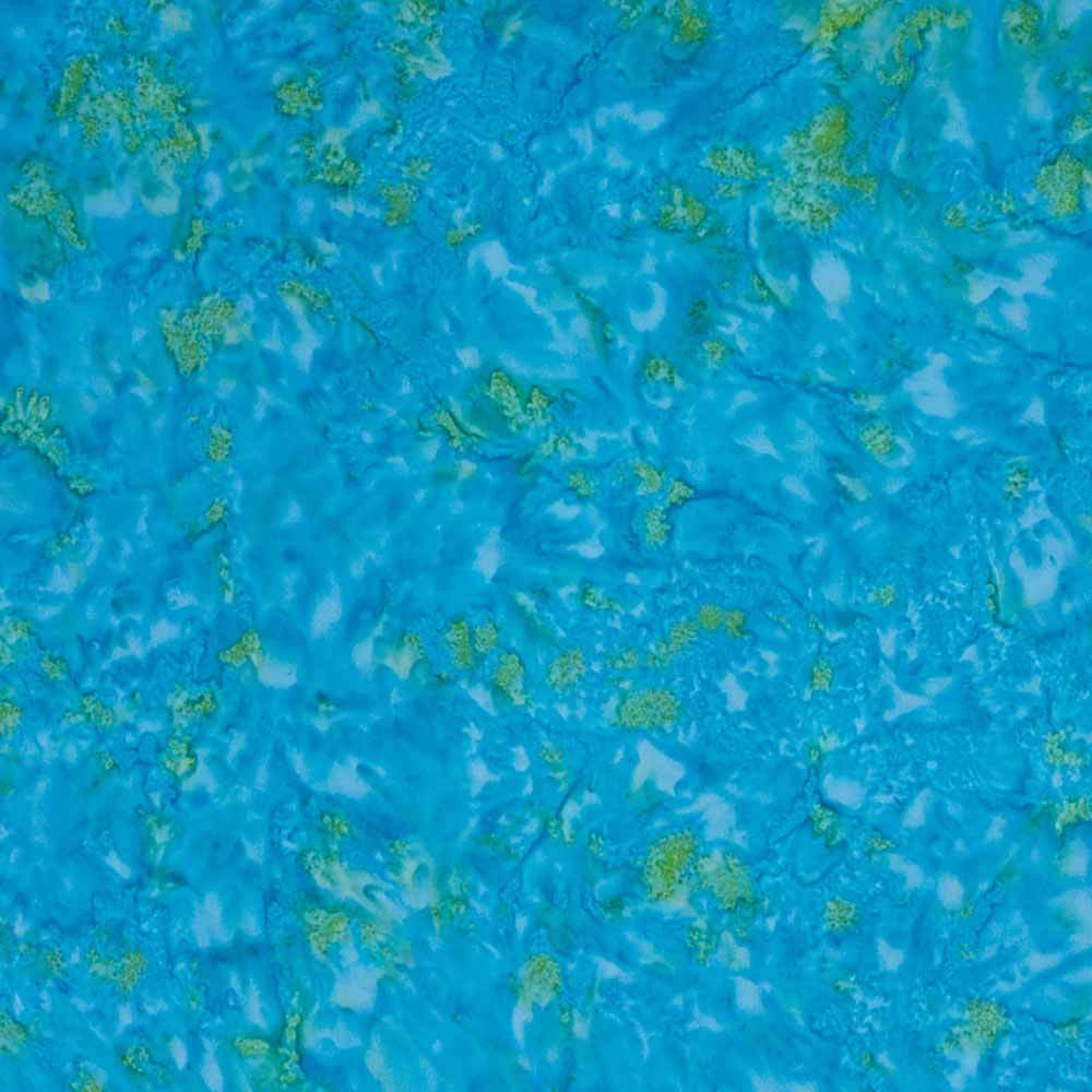 Riley Blake - Stunning Batiks Hand Dyes in Green Turquoise Multi - Yardage