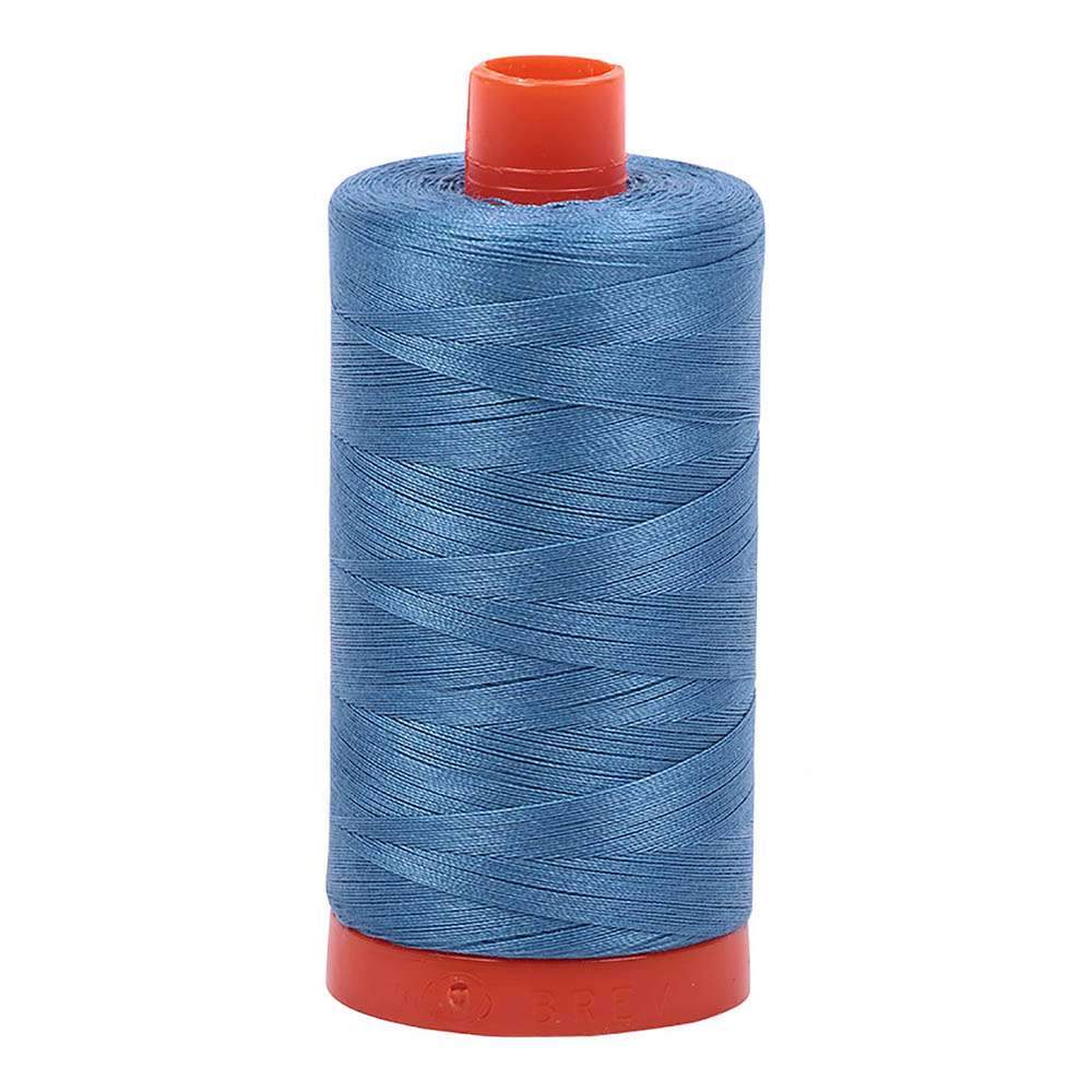 Wedgewood 50wt Aurifil 100% Cotton Mako Thread - Huge Spool of 1,422 Yards!