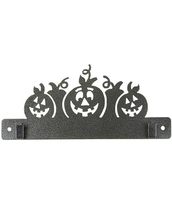 Adorable 10-inch Three Pumpkins Hanger with Clips