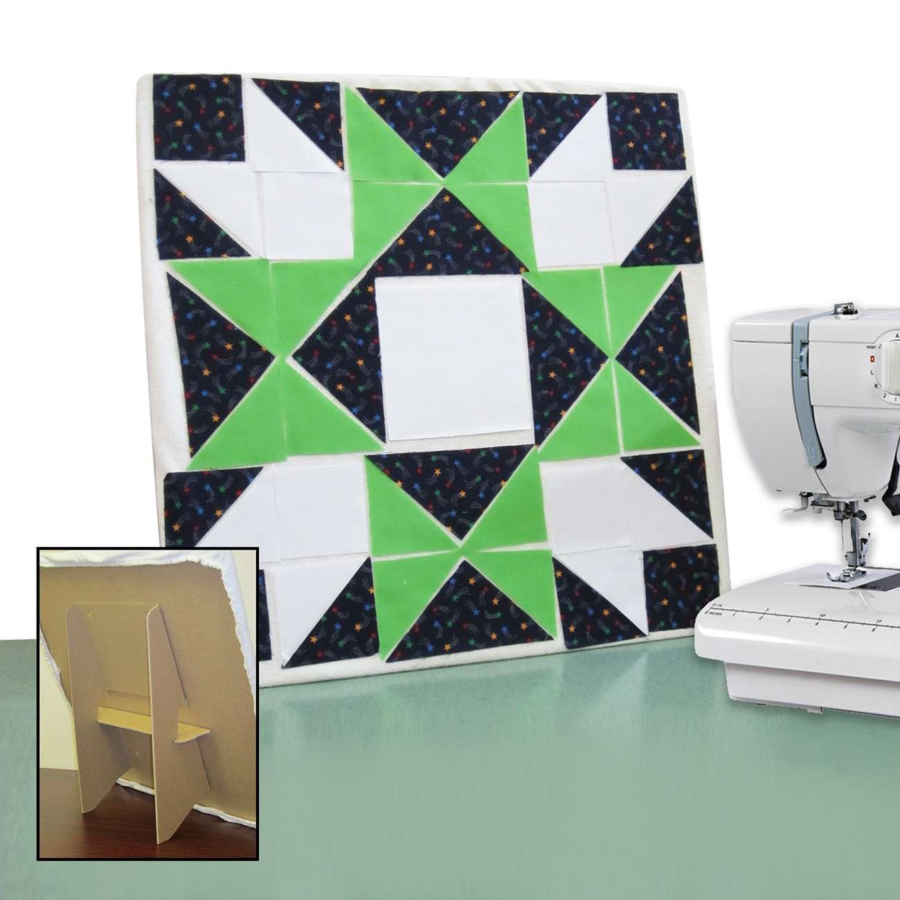 SA Richards' PROP-IT® Pre-Sew Quilt Block Assembly Easel - A Must-Have for Quilters!