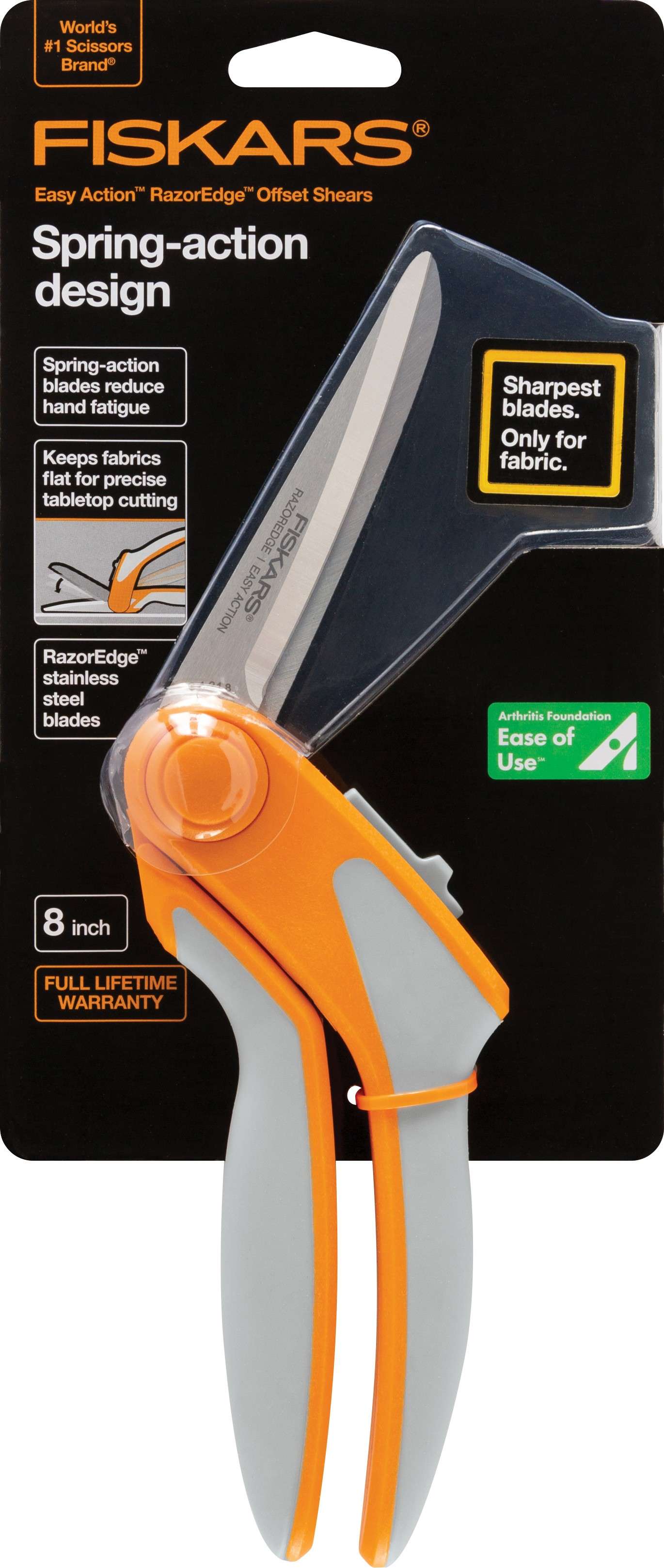 Fiskars RazorEdge Easy Action Fabric Shears - The Ultimate Cutting Companion
