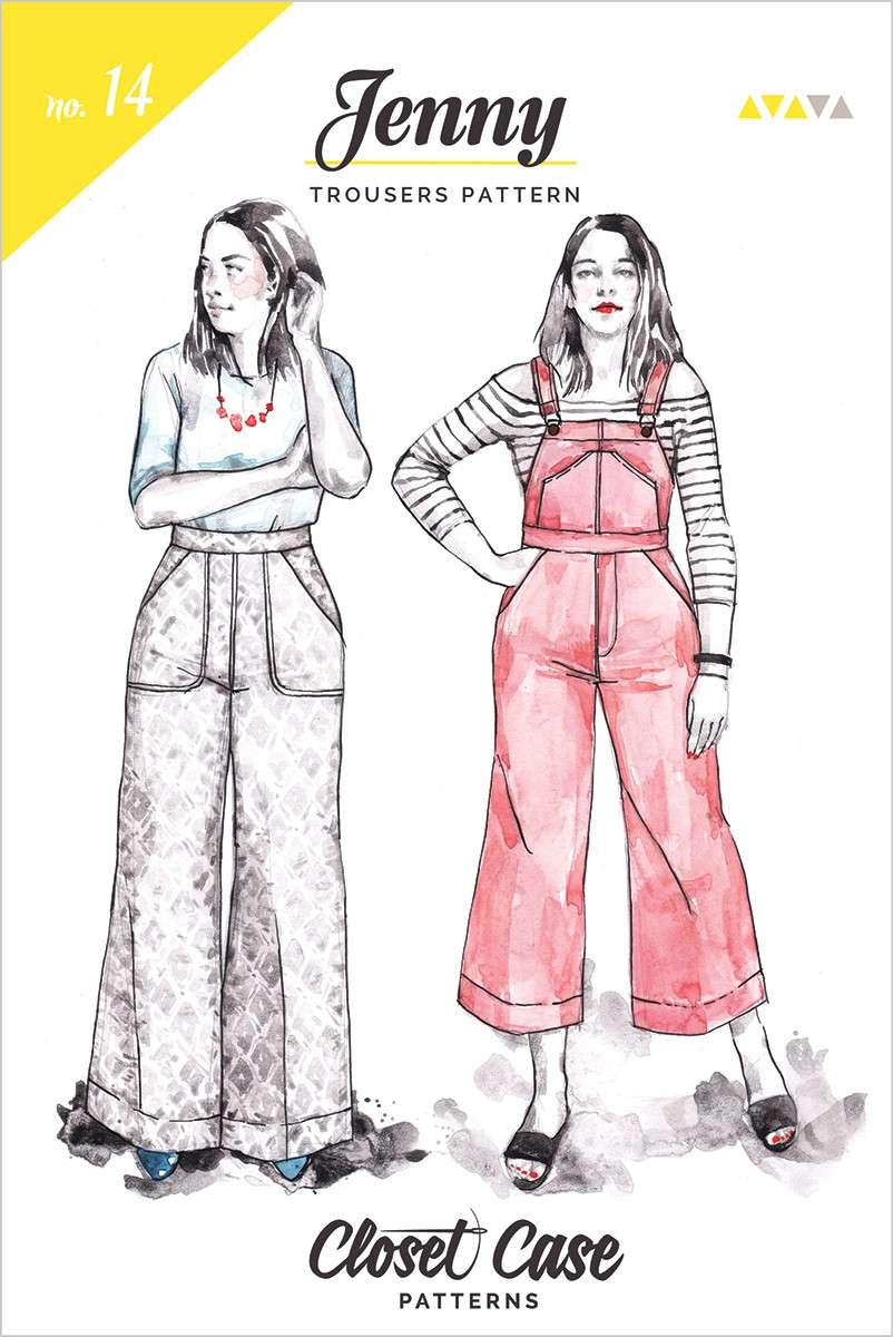 Jenny: Stylish Overalls and Trousers Pattern by Heather Lewenza
