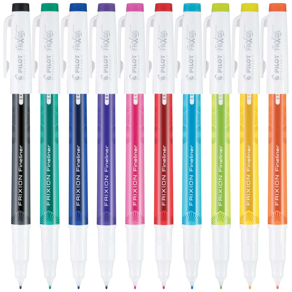 Pilot FriXion Fineliner Assortment Pack of 10