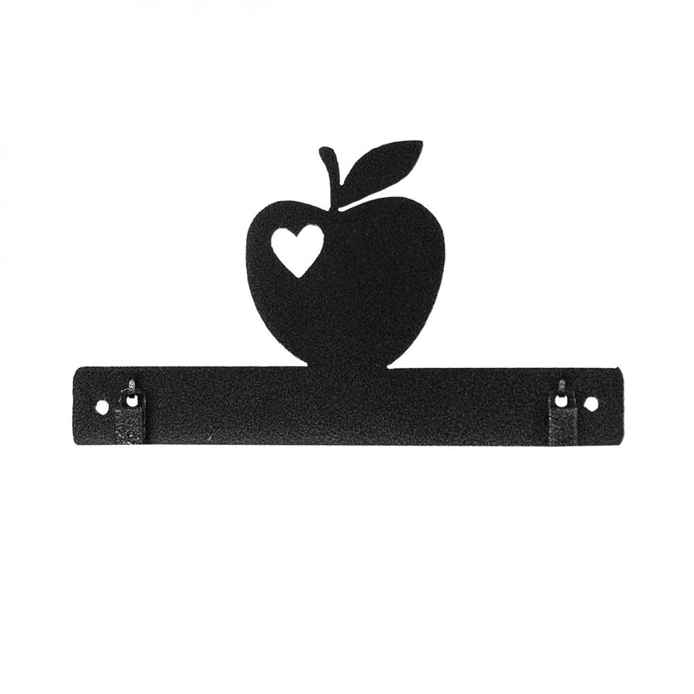 I Luv Stunning Charcoal 8in Hanger with Clips for Apples